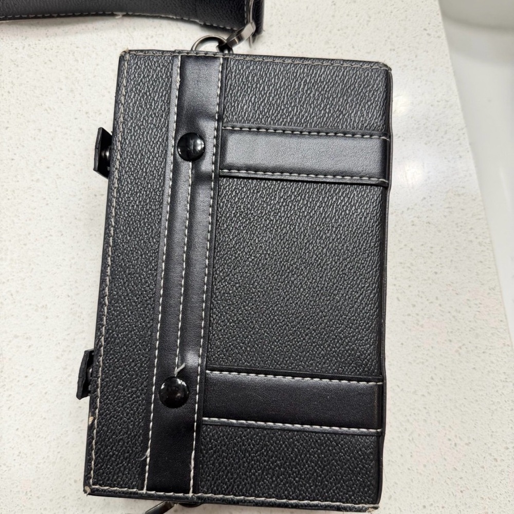 Men’s Unisex Fashion Retro Crossbody Box Messenger Suitcase Shoulder Bag